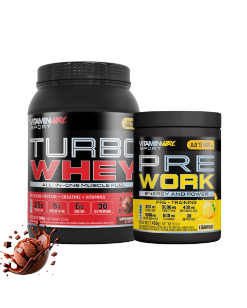 COMBO TURBO WHEY + PRE WORK