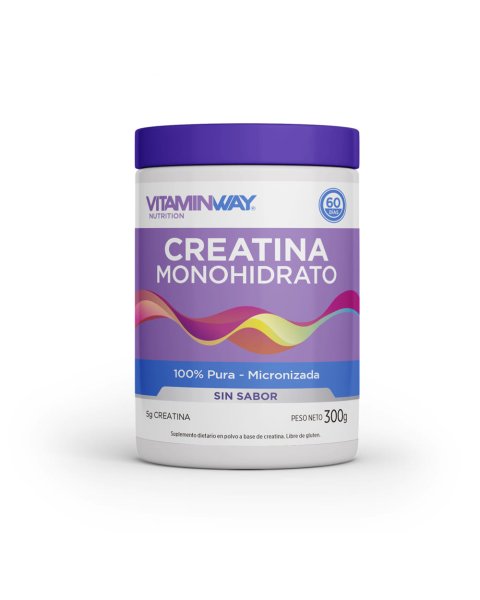 CREATINA MONOHIDRATO SIN SABOR 300GR