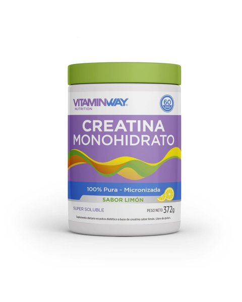 CREATINA MONOHIDRATO SABOR LIMON 372GR