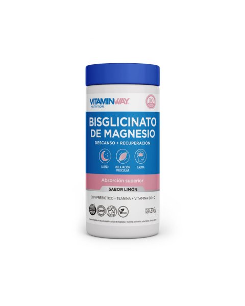 BISGLICINATO DE MAGNESIO FRASCO 216 g SABOR LIMÓN