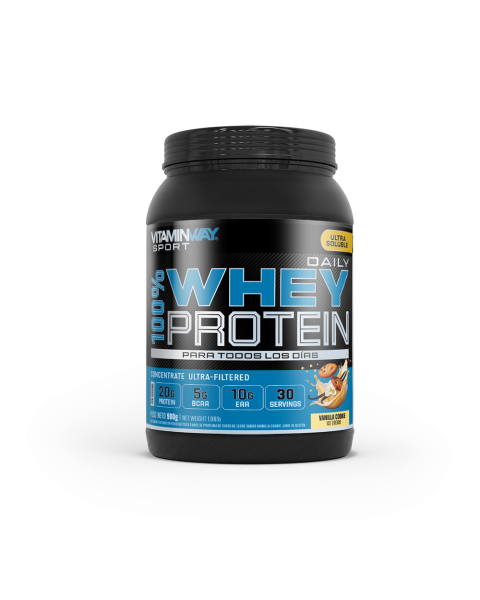 DAILY 100% WHEY PROTEIN SABOR VAINILLA 900GR